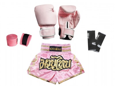 Kanong Complete Fight Set for Kids : Model 121-LightPink