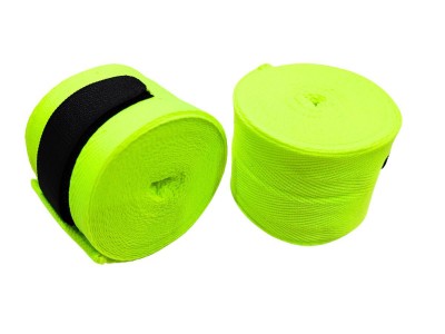 Kanong Elastic Muay Thai Hand wraps : KN-Handwraps-E-Lime