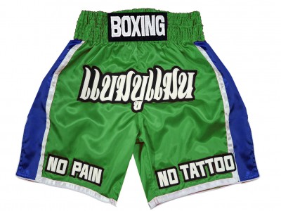 Kanong Customisable Boxing Shorts : KNBXCUST-2051-Green