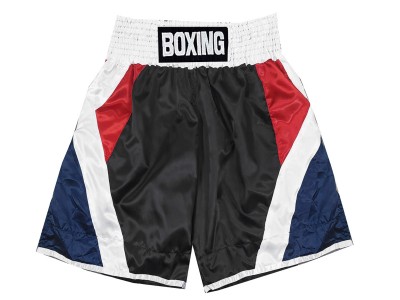 Kanong Custom Boxing  Shorts : KNBXCUST-2053-Black-Navy-Red