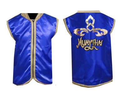 Personalised Boxing Cornerman Jacket : KNCMJ-121-Blue