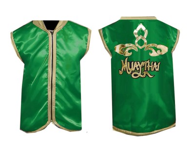 Personalised Boxing Cornerman Jacket : KNCMJ-121-Green