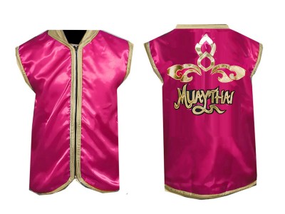 Personalised Boxing Cornerman Jacket : KNCMJ-121-Rose