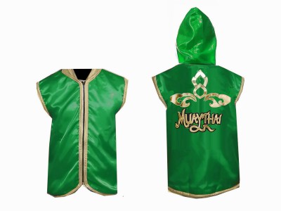 Personalised Muay Thai Jackets : KNHOD-121-Green