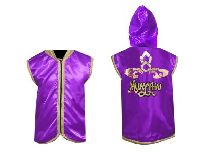 Personalised Muay Thai Jackets : KNHOD-121-Purple
