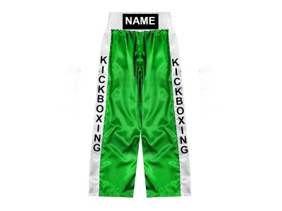 Custom Kick Boxing Pants : KNPANTS-001-Green