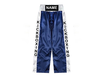 Custom Kick Boxing Pants : KNPANTS-001-Navy