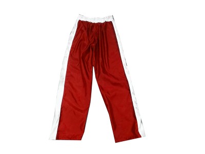 Custom Kick Boxing Pants : KNPANTS-004-Retro-Red