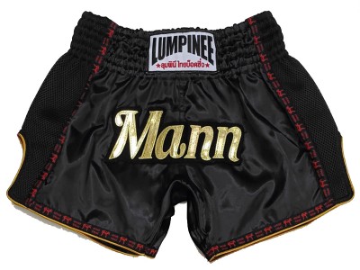 Customisable Muay Thai Shorts : KNSCUST-1271-Black