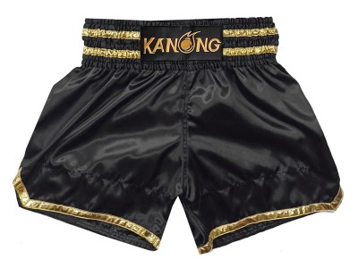 Custom Muay Thai Shorts : KNSCUST-1278-Black