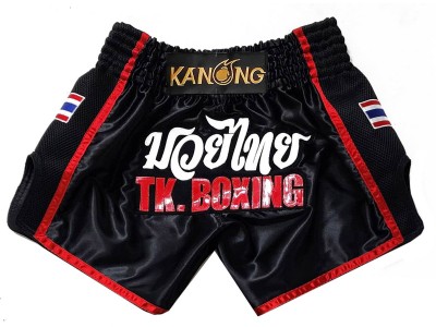 Custom Muay Thai Shorts : KNSCUST-1288-Black