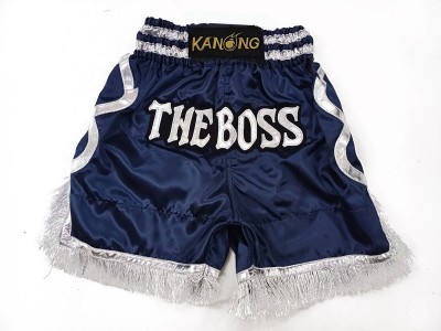 Kanong Customisable Boxing Shorts : KNBXCUST-2048-Navy