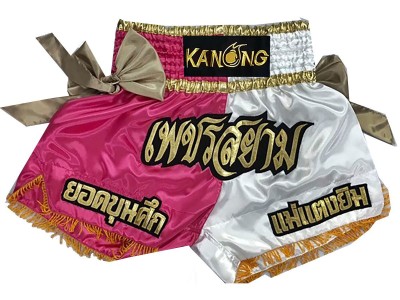 Personalized Muay Thai Shorts with bows : KNSCUST-1100