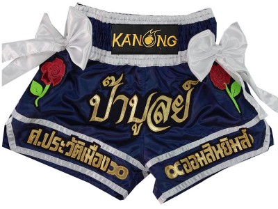 Custom Muay Thai Shorts with Ribbons : KNSCUST-1177