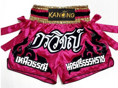 Custom Muay Thai Shorts with Ribbons : KNSCUST-1179