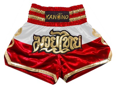 Customized Muay Thai Shorts : KNSCUST-1261-Austria