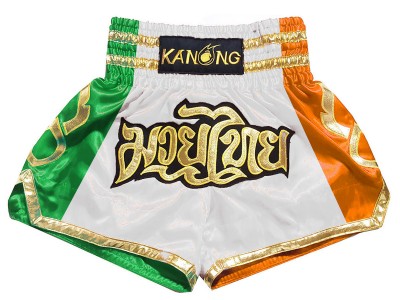 Custom Irish Muay Thai Shorts : KNSCUST-1261-Ireland