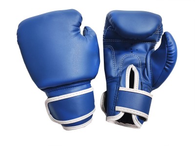 Kanong Kids Classic Muay Thai Training Gloves : Blue