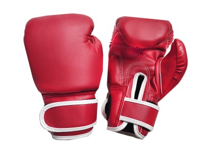 Kanong Kids Classic Muay Thai Training Gloves : Red