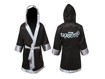Personalised Boxing Gown : Black