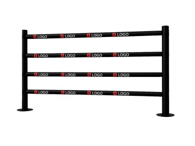 Boxing Ring-Inspired Gym Partition / Fence