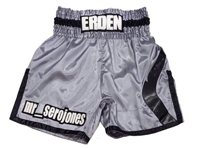 Kanong Custom Boxing Shorts : KNBXCUST-2049-Grey