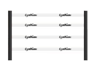 Custom 16 pcs of Boxing Ring Rope Cover 4m  (Boxing ring 5x5 m - 16 ft) : White