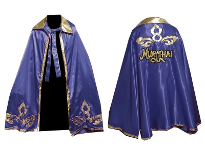 Custom design Batman Boxing Robe : Navy Lai Thai