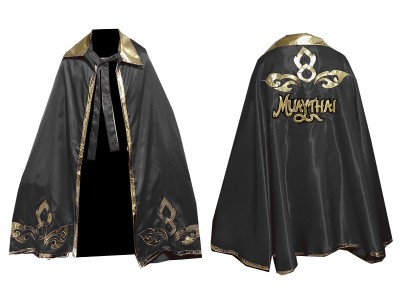 Custom Batman Boxing Robe : Black Lai Thai