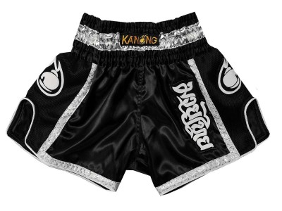 Kanong Retro Kids Boxing Shorts : KNSRTO-208-Black