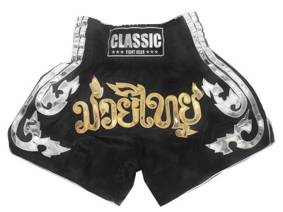 Classic Kick Boxing Shorts  : CLS-015 Black