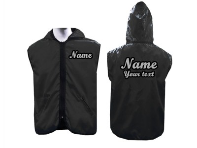 Personalised Kickboxing  Hoodies : Black
